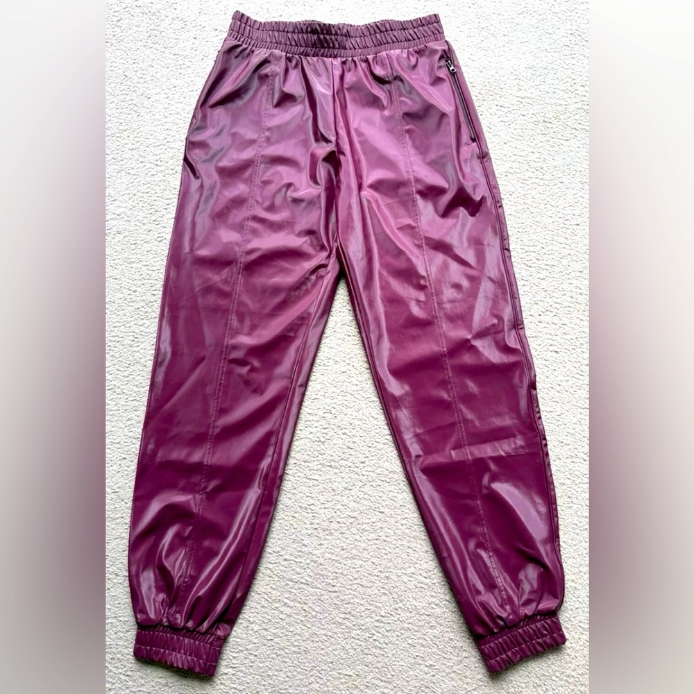 Women's Victoria's Secret SPORT Shiny Athletic Joggers Pants Size Large L | NWOT